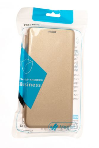 Чехол-книжка для XIAOMI Poco M5 VEGLAS BUSINESS золото - оптовая продажа фото 5 Чехол-книжка для XIAOMI Poco M5 VEGLAS BUSINESS золото - фото фото 5