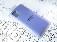 Чехол-накладка для Samsung A315F A31 SILICONE CASE сиреневый (13) - фото