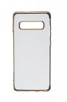 Купить Чехол-накладка для Samsung G975F S10 Plus ELECTROPLATED TPU DOKA золото оптом, в розницу в ОРЦ Компаньон