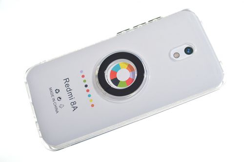 Чехол-накладка для XIAOMI Redmi 8A NEW RING TPU черный - фото фото 3