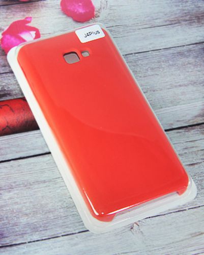 Чехол-накладка для Samsung J415 J4+ 2018 SILICONE CASE NL красный - оптовая продажа Чехол-накладка для Samsung J415 J4+ 2018 SILICONE CASE NL красный - фото