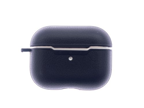 Чехол для наушников Airpods Pro Litchi черный - оптовая продажа Чехол для наушников Airpods Pro Litchi черный - фото