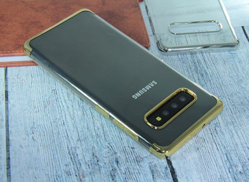 Чехол-накладка для Samsung G975F S10 Plus ELECTROPLATED TPU DOKA золото оптом, в розницу Центр Компаньон фото 4