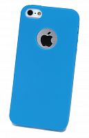 Купить Чехол-накладка для iPhone 5G/5S FASHION TPU матовый синий оптом, в розницу в ОРЦ Компаньон