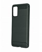 Купить Чехол-накладка для Samsung G980F S20 BECATION CARBON FIBER TPU ANTISHOCK черный оптом, в розницу в ОРЦ Компаньон