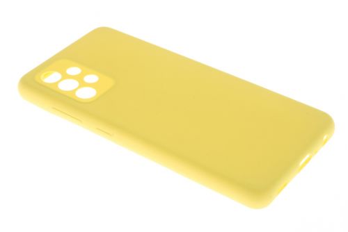 Чехол-накладка для Samsung A525F A52 SILICONE CASE OP закрытый желтый (20) - фото фото 2