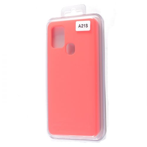 Чехол-накладка для Samsung A217F A21S VEGLAS SILICONE CASE закрытый ярко-розовый (12) оптом, в розницу Центр Компаньон