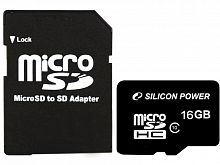 Карта памяти MicroSD 16 Gb Класс 10 Exployd адаптер - фото