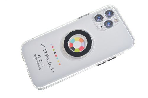 Чехол-накладка для iPhone 12 Pro NEW RING TPU черный оптом, в розницу Центр Компаньон фото 3