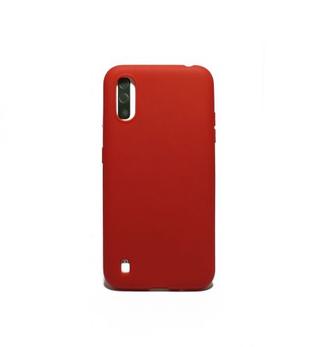 Чехол-накладка для Samsung A015F A01 LATEX красный - фото