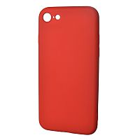 Купить Чехол-накладка для iPhone 7/8/SE SOFT TOUCH TPU ЛОГО красный  оптом, в розницу в ОРЦ Компаньон
