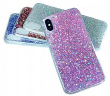 Купить Чехол-накладка для iPhone X/XS DROP STAR TPU фиолетовый оптом, в розницу в ОРЦ Компаньон