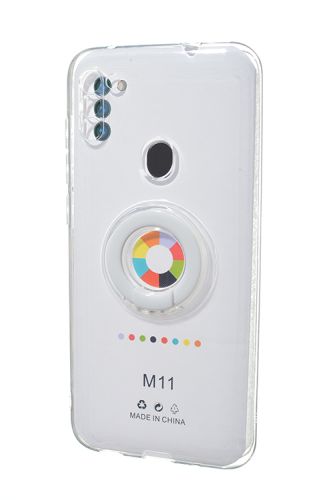 Чехол-накладка для Samsung M115F M11 NEW RING TPU белый оптом, в розницу Центр Компаньон фото 2
