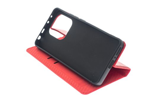 Чехол-книжка для XIAOMI Redmi Note 13 4G VEGLAS RICH красный - оптовая продажа фото 4 Чехол-книжка для XIAOMI Redmi Note 13 4G VEGLAS RICH красный - фото фото 4