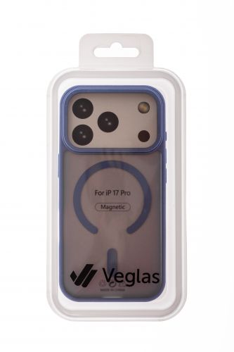 Чехол-накладка для iPhone 17 Pro VEGLAS Fog Magnetic синий - фото фото 6