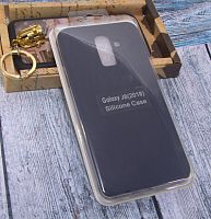 Купить Чехол-накладка для Samsung J810F J8 2018 SILICONE CASE закрытый темно-синий оптом, в розницу в ОРЦ Компаньон