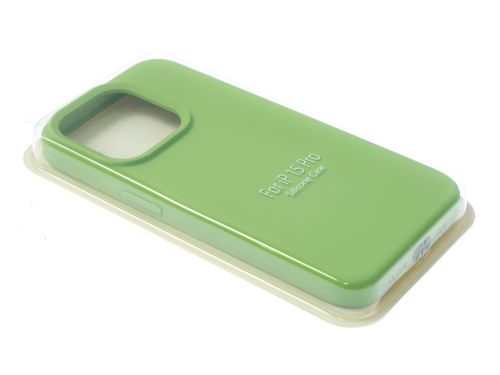 Чехол-накладка для iPhone 15 Pro VEGLAS SILICONE CASE NL закрытый оливковый (1) оптом, в розницу Центр Компаньон фото 2