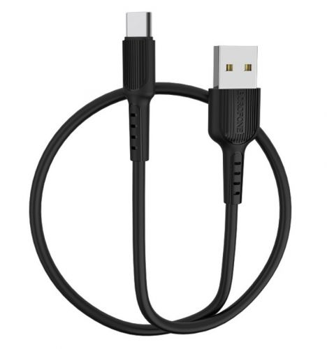 Кабель USB Type-C BOROFONE BX16 Easy 3A 1м черный оптом, в розницу Центр Компаньон