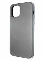 Чехол-накладка для iPhone 12\12 Pro SILICONE TPU NL поддержка MagSafe черный коробка - фото