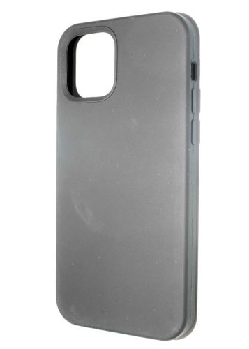 Чехол-накладка для iPhone 12\12 Pro SILICONE TPU NL поддержка MagSafe черный коробка - фото