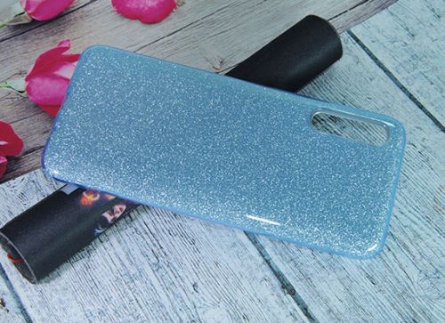 Чехол-накладка для Samsung A505F A50 JZZS Shinny 3в1 TPU синяя - фото фото 3