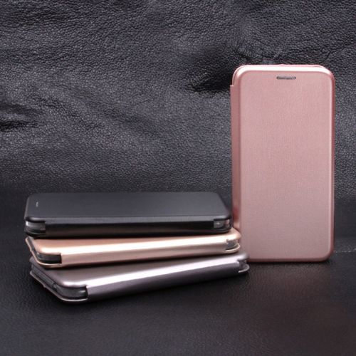 Чехол-книжка для HUAWEI Y9 2019 BUSINESS розовое золото - фото