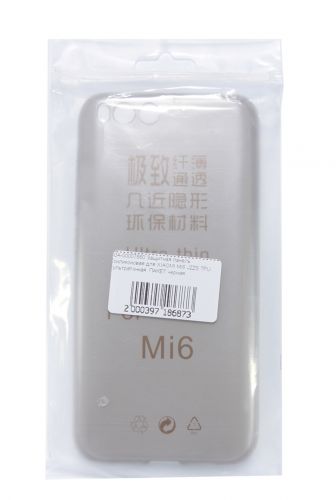Чехол-накладка для XIAOMI Mi6 JZZS TPU у/т пакет белая - фото