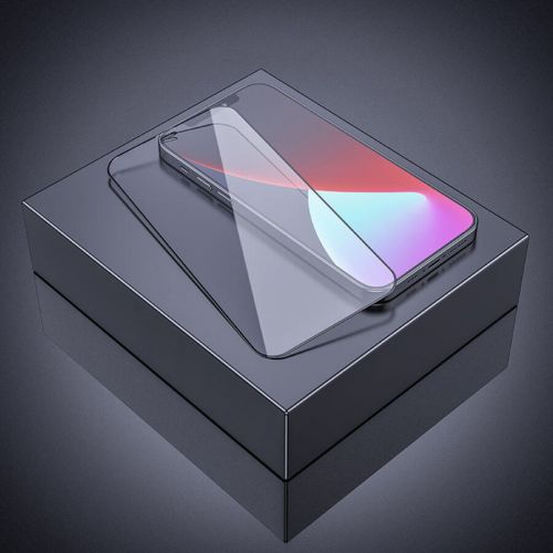 Защитное стекло для iPhone 13 Pro Max/14 Plus HOCO G1 Fast Attach черный - фото фото 3