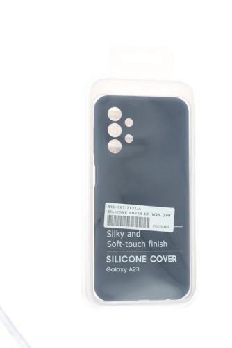 Чехол-накладка для Samsung A235F A23 SILICONE CASE OP закрытый темно-синий (8) оптом, в розницу Центр Компаньон фото 4