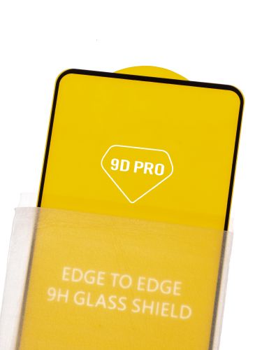Защитное стекло для XIAOMI Redmi Note 12 Pro 4G FULL GLUE (желтая основа) пакет черный оптом, в розницу Центр Компаньон фото 3
