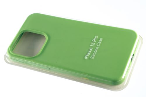 Чехол-накладка для iPhone 13 Pro SILICONE CASE закрытый ярко-зеленый (31) - оптовая продажа фото 2 Чехол-накладка для iPhone 13 Pro SILICONE CASE закрытый ярко-зеленый (31) - фото фото 2