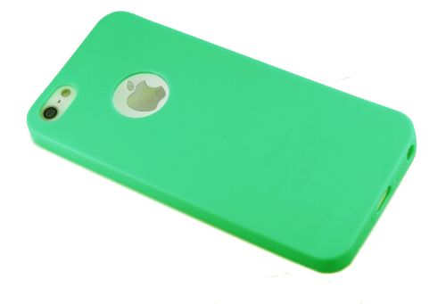 Чехол-накладка для iPhone 5G/5S FASHION TPU матовый зеленый оптом, в розницу Центр Компаньон фото 3