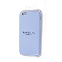 Чехол-накладка для iPhone 6/6S Plus VEGLAS SILICONE CASE сиренево-голубой (5) - фото