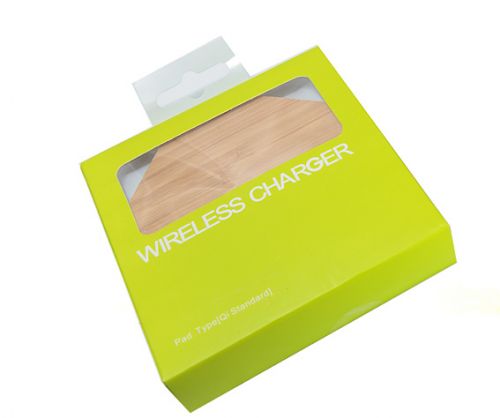 Беспроводное зарядное устройство Bamboo V300-2 квадрат 5W - фото фото 2