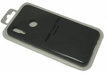 Чехол-накладка для HUAWEI Honor 10 Lite/P Smart 2019 SILICONE CASE закрытый темно-серый (5)								 - фото