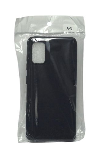 Чехол-накладка для Samsung A415F A41 FASHION TPU матовый черный оптом, в розницу Центр Компаньон фото 3