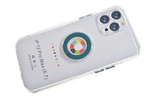Чехол-накладка для iPhone 12 Pro Max NEW RING TPU темно-зеленый оптом, в розницу Центр Компаньон фото 3