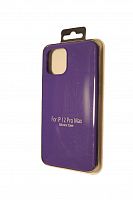 Чехол-накладка для iPhone 12 Pro Max VEGLAS SILICONE CASE закрытый темно-сиреневый (30) - фото