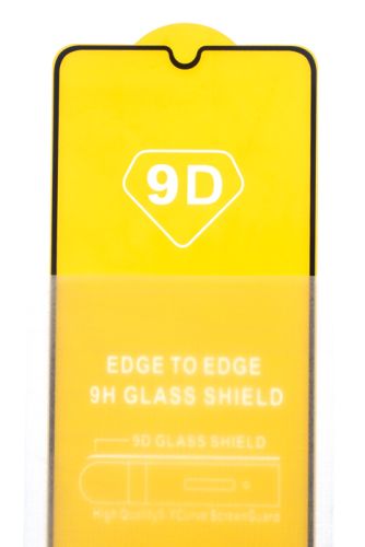 Защитное стекло для XIAOMI Redmi 9A FULL GLUE (желтая основа) пакет черный оптом, в розницу Центр Компаньон фото 3