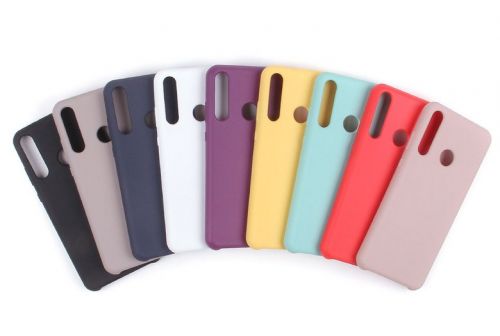 Чехол-накладка для HUAWEI Y6P SILICONE CASE NL 007002 темно-синий 																												 - фото фото 4
