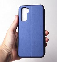 Чехол-книжка для HUAWEI Honor 30S BUSINESS темно-синий - фото