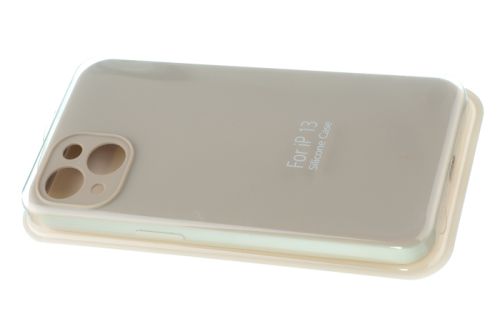 Чехол-накладка для iPhone 13 VEGLAS SILICONE CASE NL Защита камеры кремовый (11) оптом, в розницу Центр Компаньон фото 2