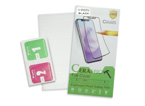 Защитная пленка для Huawei Honor 9A/Y6P CERAMIC картон черный оптом, в розницу Центр Компаньон фото 2
