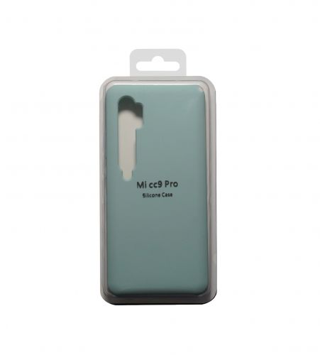 Чехол-накладка для XIAOMI Mi Note 10 SILICONE CASE бирюзовый (2) - фото