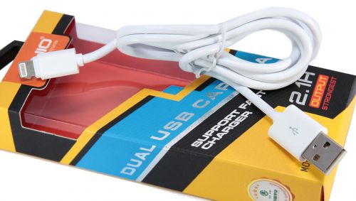 АЗУ USB 2.1A 2 USB порт LDNIO DL-С22 кабель Lightning 8Pin белый - оптовая продажа фото 4 АЗУ USB 2.1A 2 USB порт LDNIO DL-С22 кабель Lightning 8Pin белый - фото фото 4