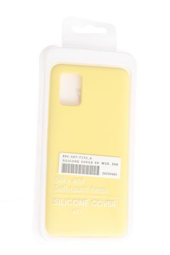 Чехол-накладка для Samsung A515F A51 SILICONE CASE NL OP закрытый желтый (20) оптом, в розницу Центр Компаньон фото 4