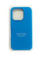 Купить Чехол-накладка для iPhone 15 Pro VEGLAS SILICONE CASE NL закрытый синий (3) оптом, в розницу в ОРЦ Компаньон