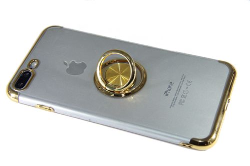 Чехол-накладка для iPhone 7/8 Plus ELECTROPLATED TPU КОЛЬЦО золото оптом, в розницу Центр Компаньон фото 3