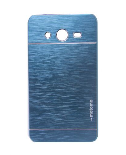 Чехол-накладка для Samsung G355 MOTOMO металл/пластик синий - оптовая продажа Чехол-накладка для Samsung G355 MOTOMO металл/пластик синий - фото