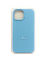 Купить Чехол-накладка для iPhone 15 SILICONE CASE закрытый сиренево-голубой (5) оптом, в розницу в ОРЦ Компаньон